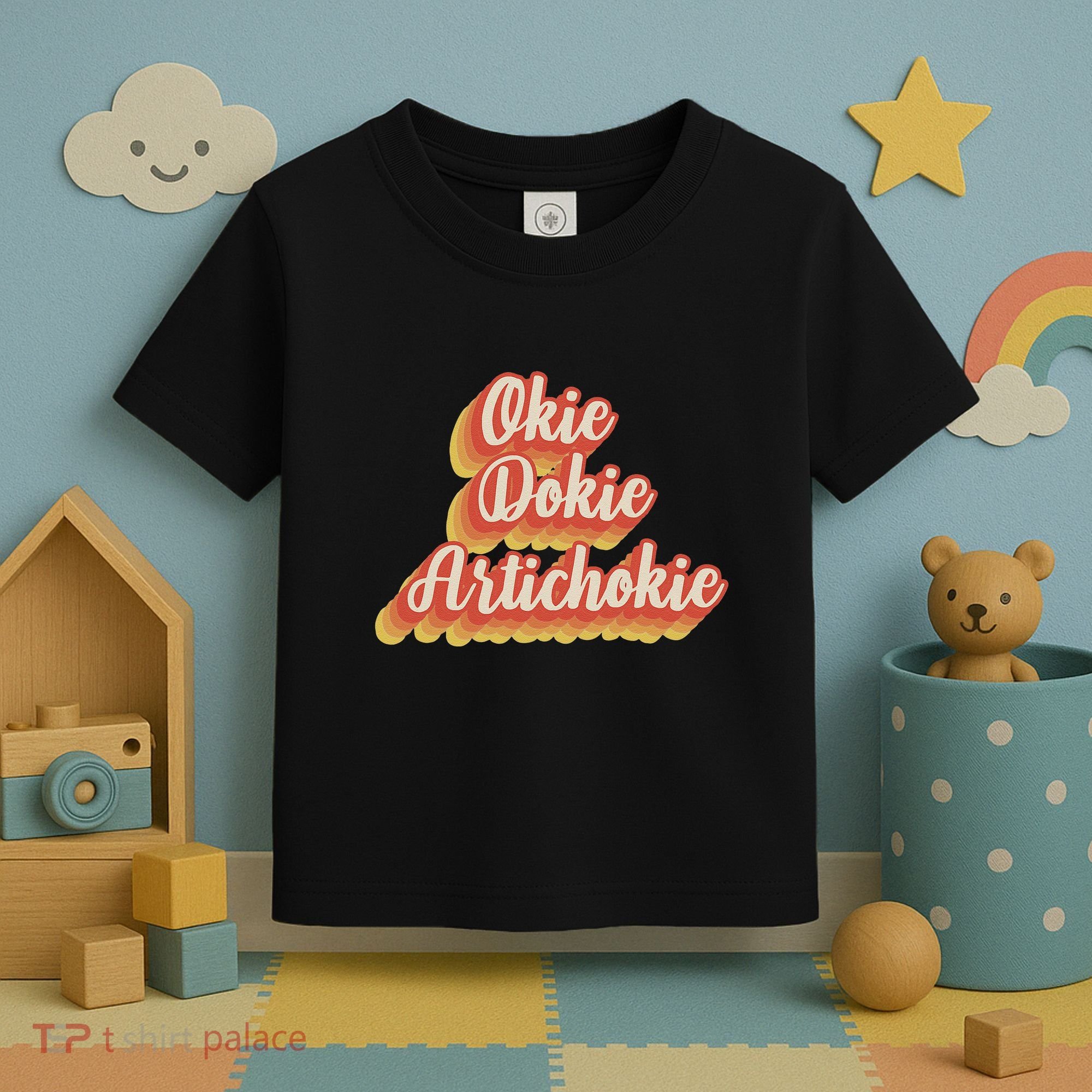Retro Okie Dokie Artichokie Toddler T-Shirt