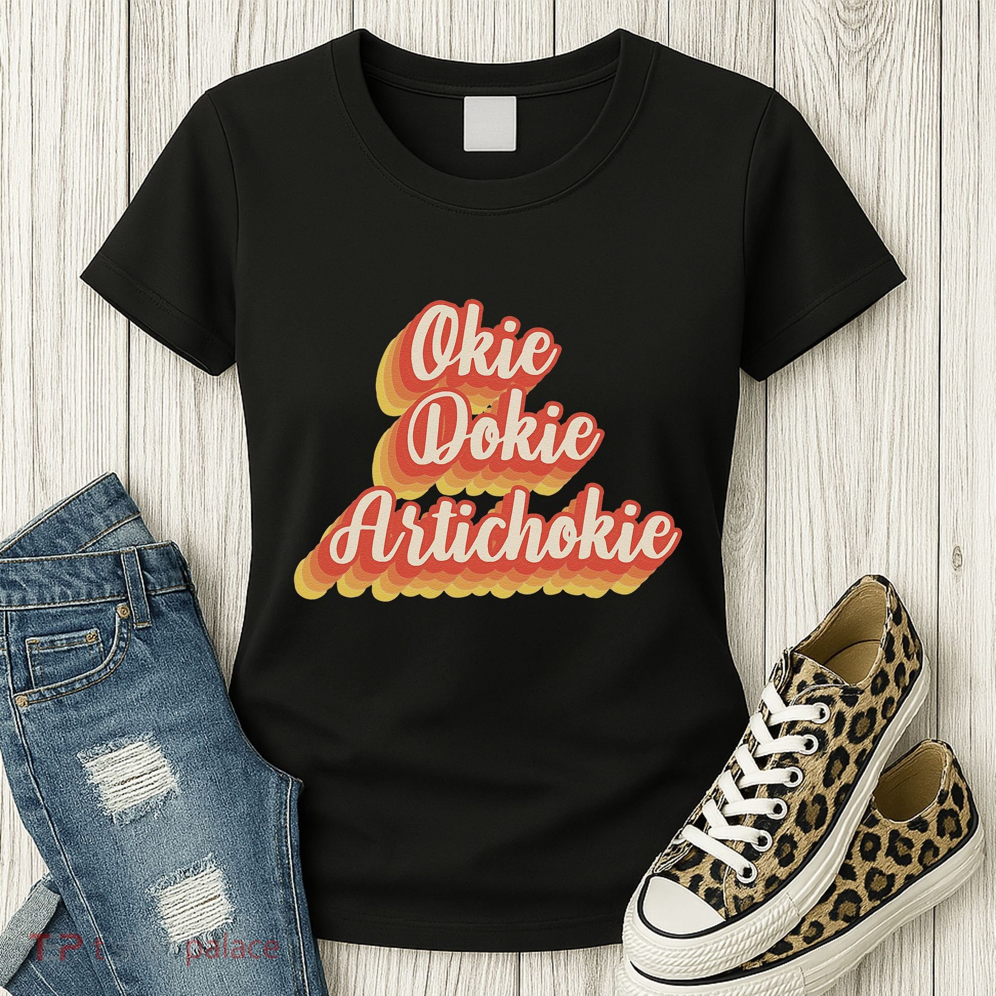 Retro Okie Dokie Artichokie Women's T-Shirt