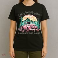 Runs On Dreams And Gasoline I Got A Heart Like A Truck T-Shirt thumb 4