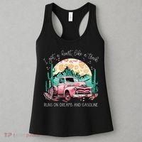 Runs On Dreams And Gasoline I Got A Heart Like A Truck Women's Tank Top thumb 3