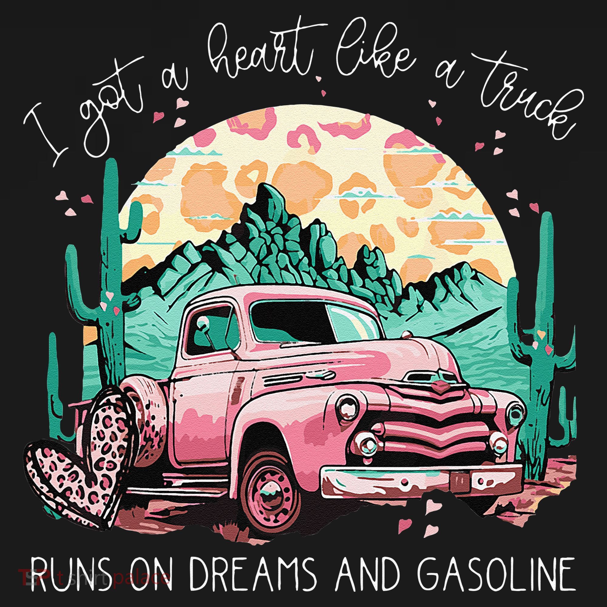 Runs On Dreams And Gasoline I Got A Heart Like A Truck Women's Tank Top
