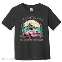 Runs On Dreams And Gasoline I Got A Heart Like A Truck Toddler T-Shirt thumb 0