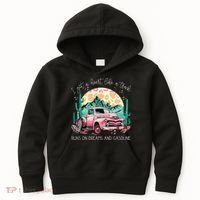 Runs On Dreams And Gasoline I Got A Heart Like A Truck Kids Hoodie thumb 0