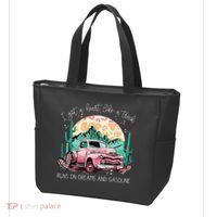 Runs On Dreams And Gasoline I Got A Heart Like A Truck Tote Bag thumb 3