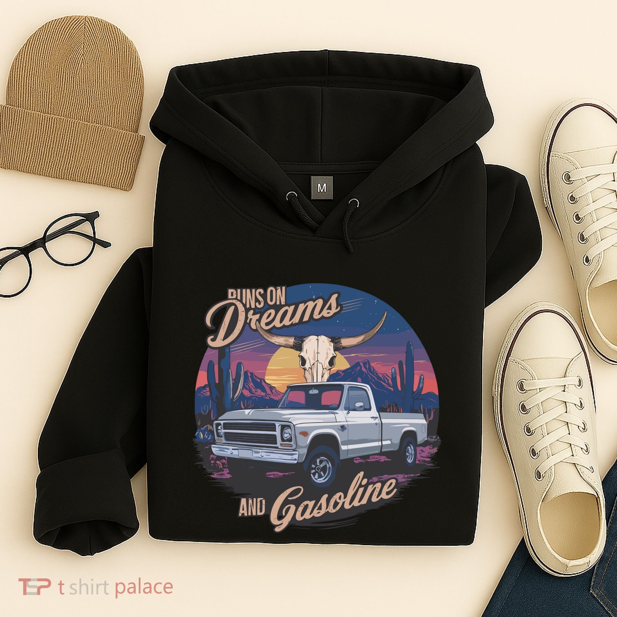 Runs On Dreams And Gasoline Hoodie