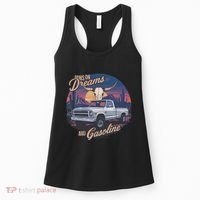 Runs On Dreams And Gasoline Women's Tank Top thumb 0