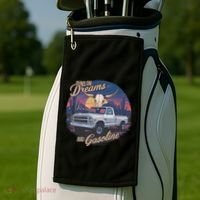 Runs On Dreams And Gasoline Golf Towel thumb 2