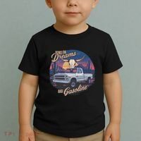 Runs On Dreams And Gasoline Toddler T-Shirt thumb 2