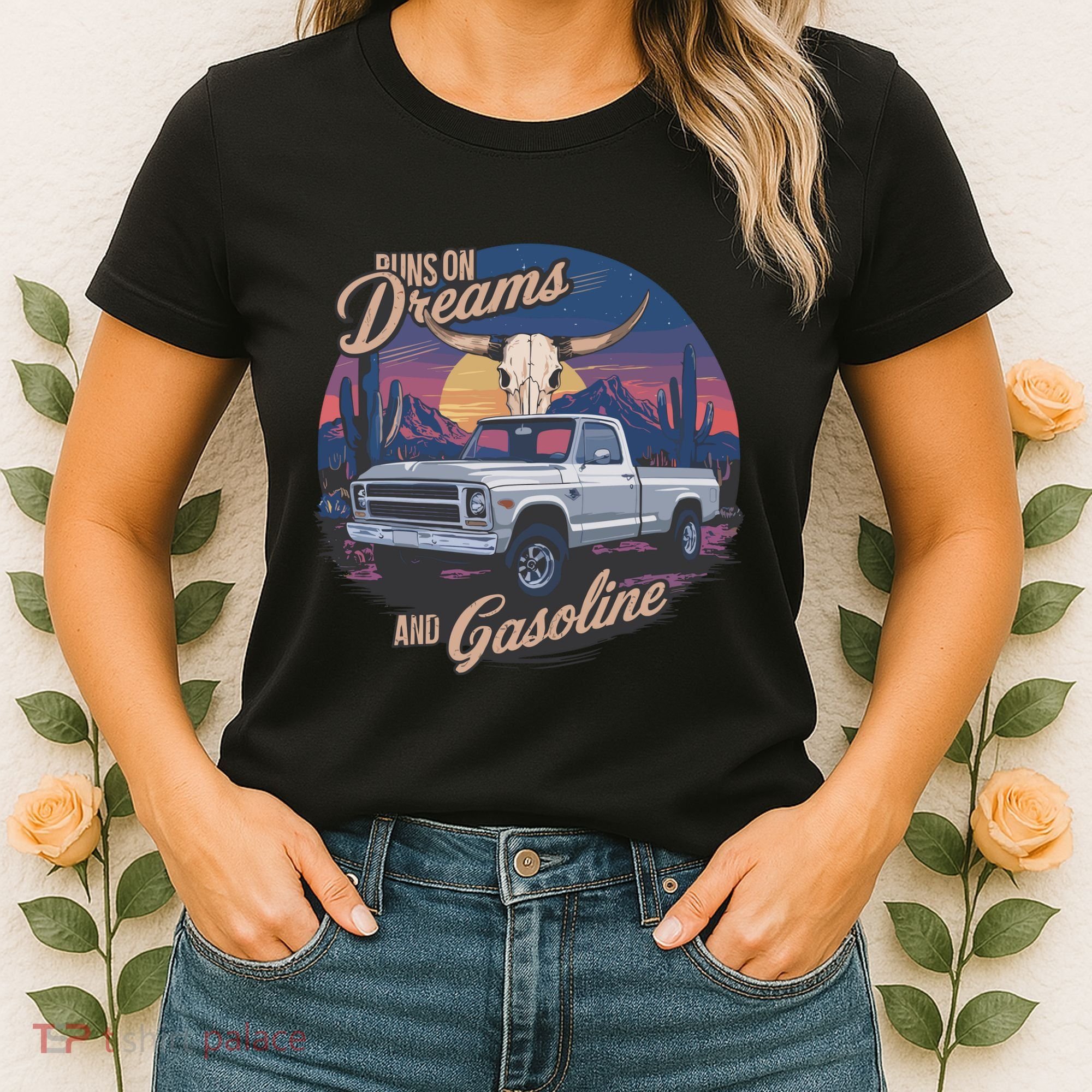 Runs On Dreams And Gasoline Women's T-Shirt