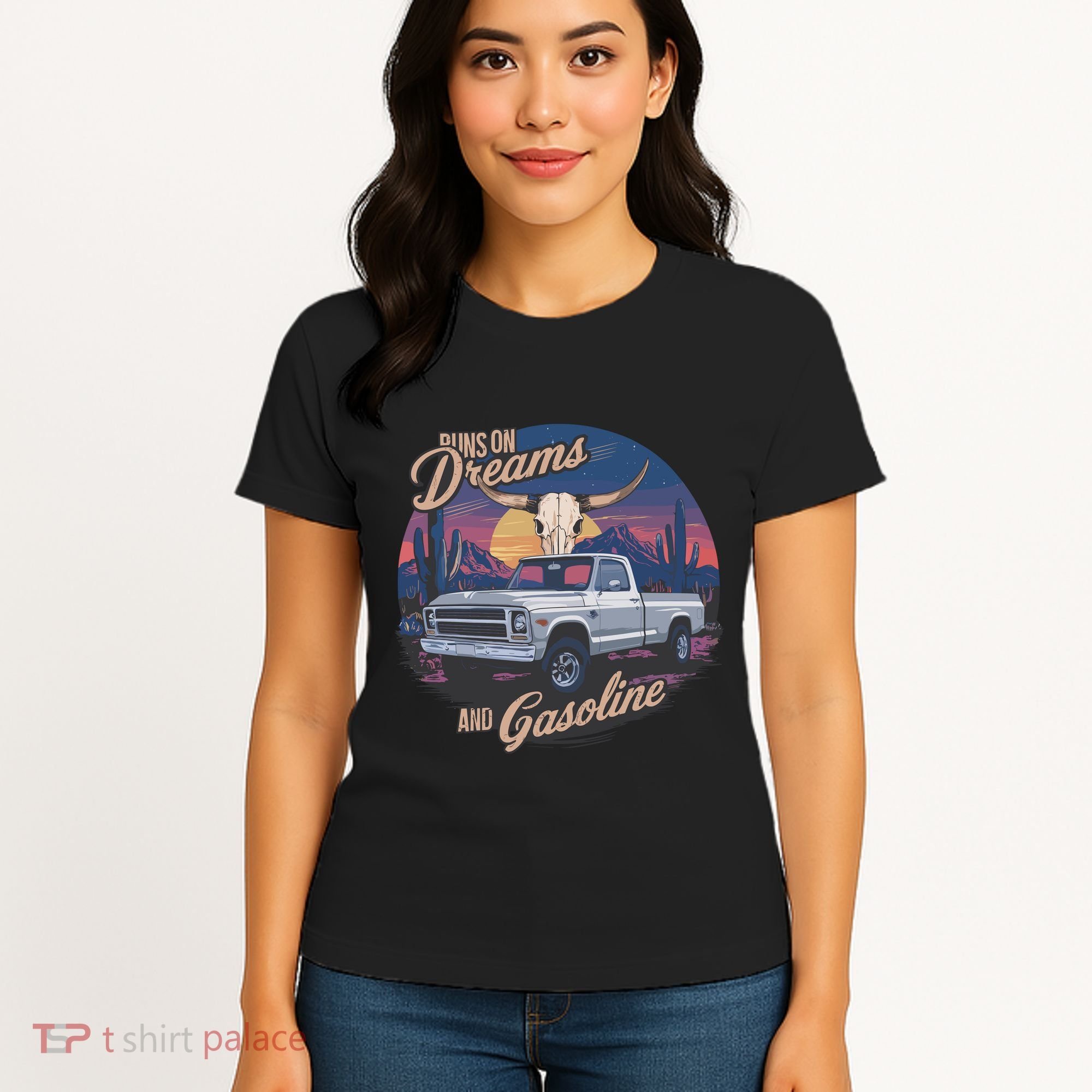 Runs On Dreams And Gasoline Women's T-Shirt