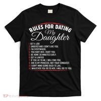 Rules Of Dating My Daughter Funny Dating T-Shirt thumb 0