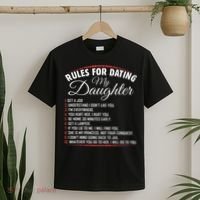 Rules Of Dating My Daughter Funny Dating T-Shirt thumb 2