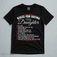 Rules Of Dating My Daughter Funny Dating T-Shirt thumb 5