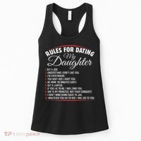 Rules Of Dating My Daughter Funny Dating Women's Tank Top thumb 0