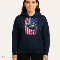Rodeo Bull Rider American Flag Hoodie thumb 5