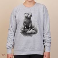 River Otter for Cute Otter Animal Funny Women's Sweatshirt thumb 0