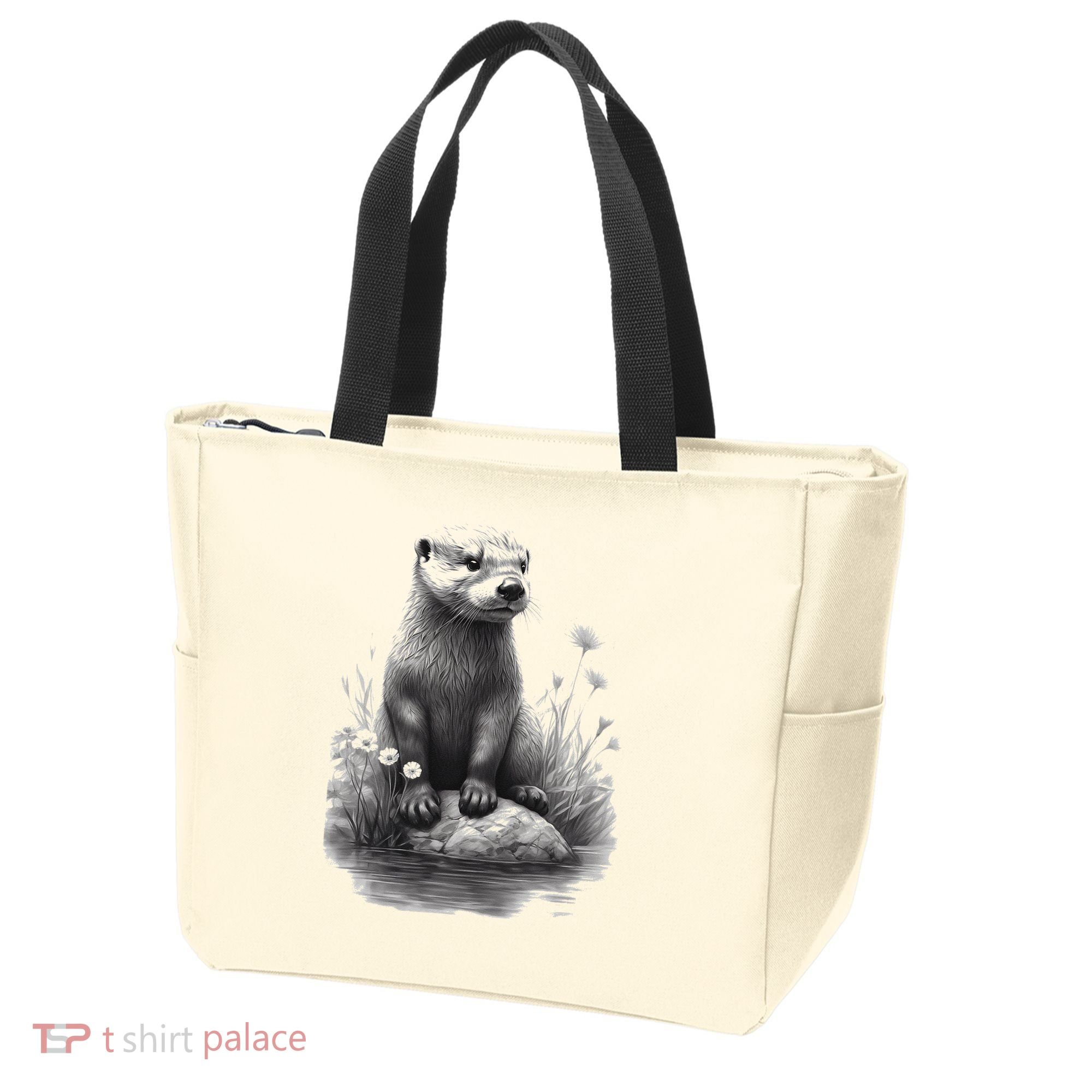 River Otter for Cute Otter Animal Funny Tote Bag