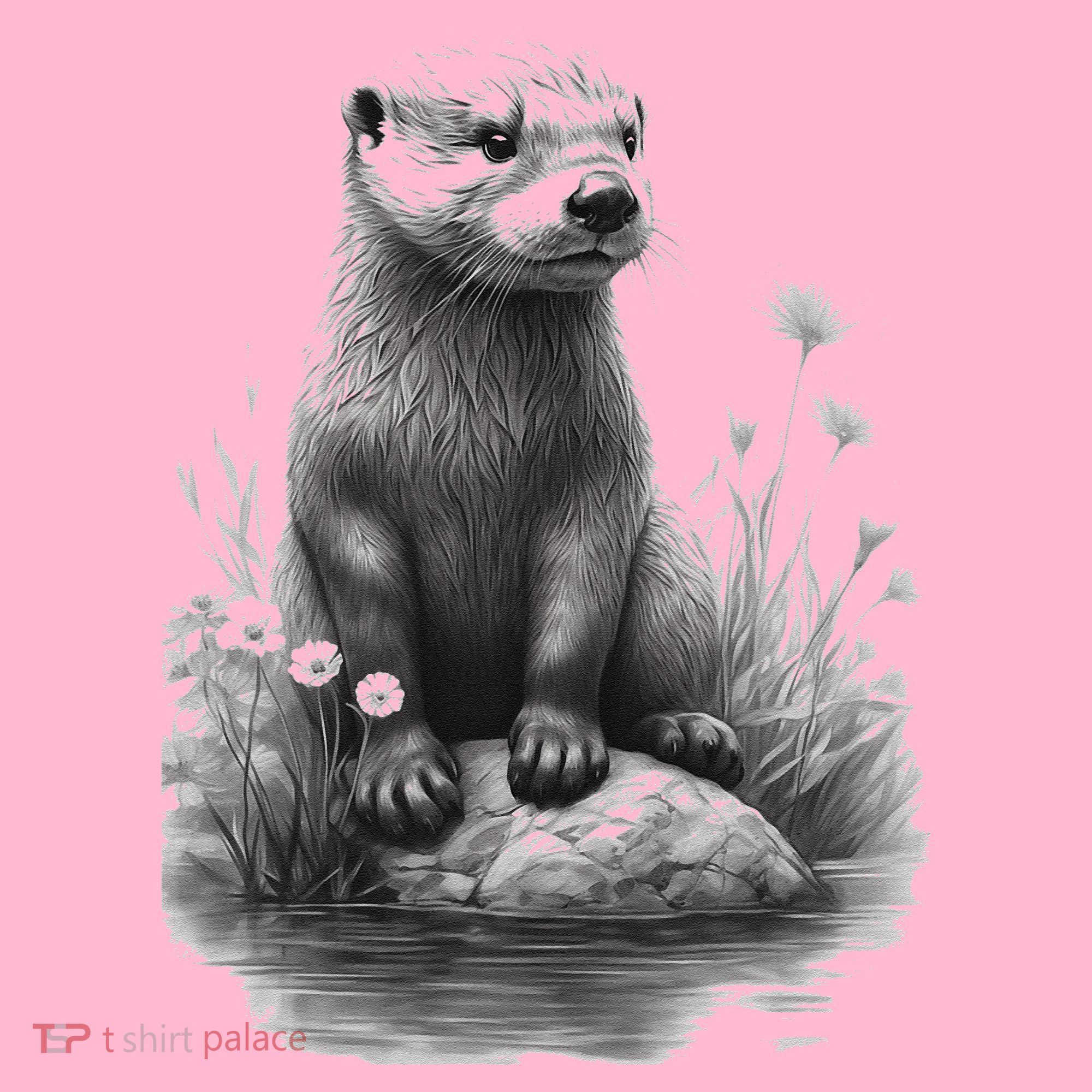 River Otter for Cute Otter Animal Funny Coaster