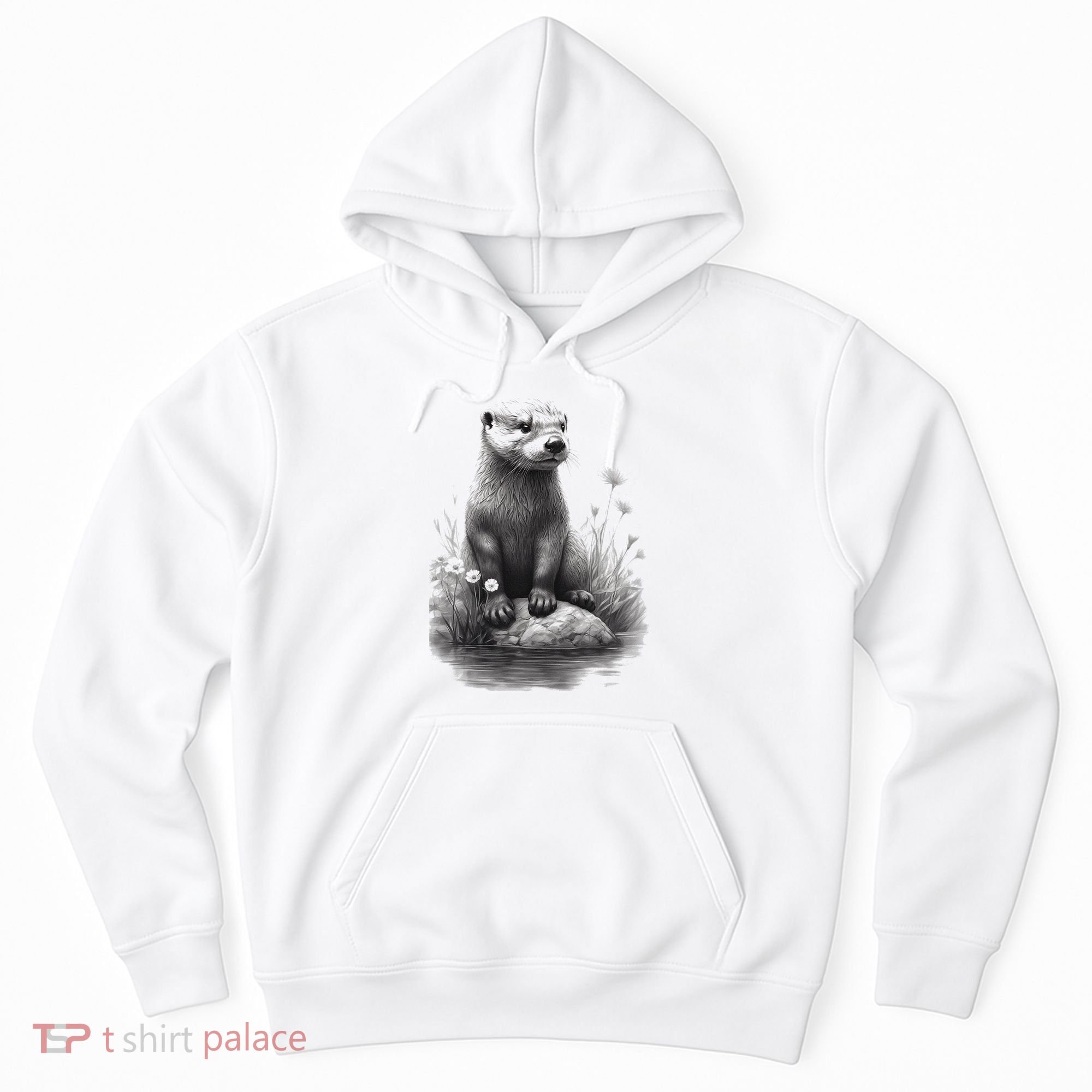 River Otter for Cute Otter Animal Funny Hoodie