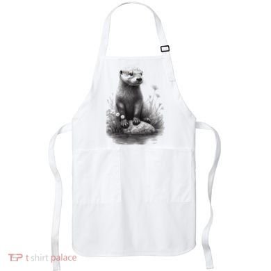 River Otter for Cute Otter Animal Funny Apron