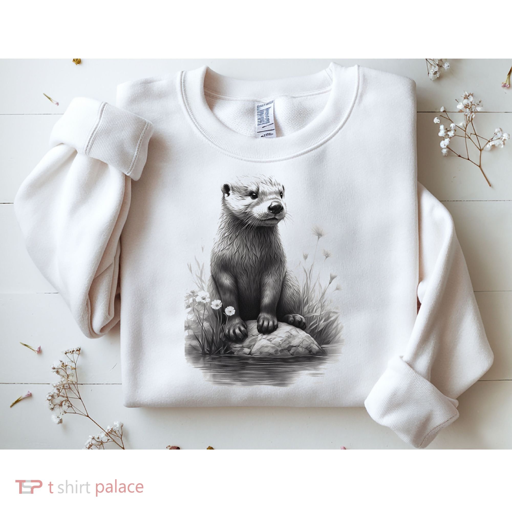 River Otter for Cute Otter Animal Funny Sweatshirt