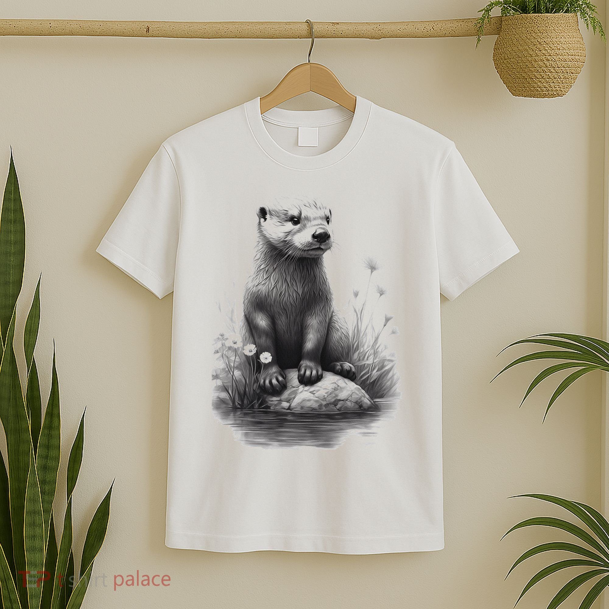 River Otter for Cute Otter Animal Funny T-Shirt