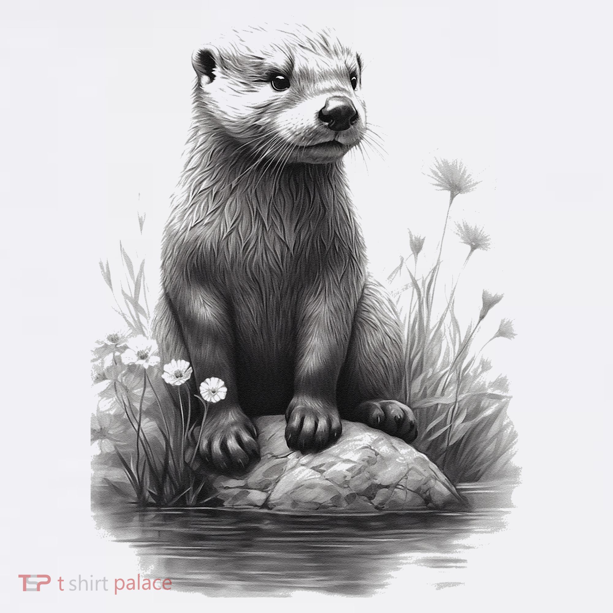 River Otter for Cute Otter Animal Funny Bucket Hat