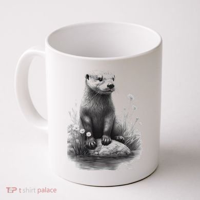 River Otter for Cute Otter Animal Funny Coffee Mug