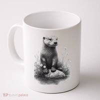 River Otter for Cute Otter Animal Funny Coffee Mug thumb 0