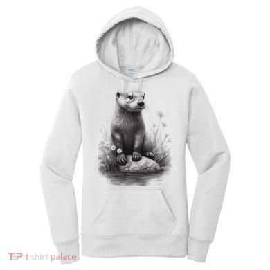 River Otter for Cute Otter Animal Funny Women's Hoodie