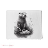 River Otter for Cute Otter Animal Funny Mousepad thumb 0