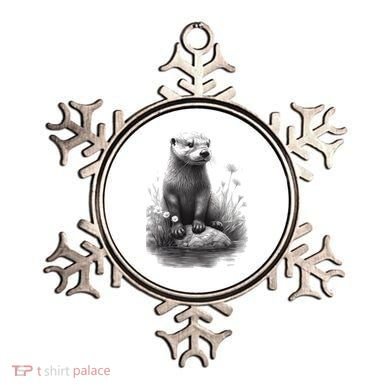 River Otter for Cute Otter Animal Funny Ornament