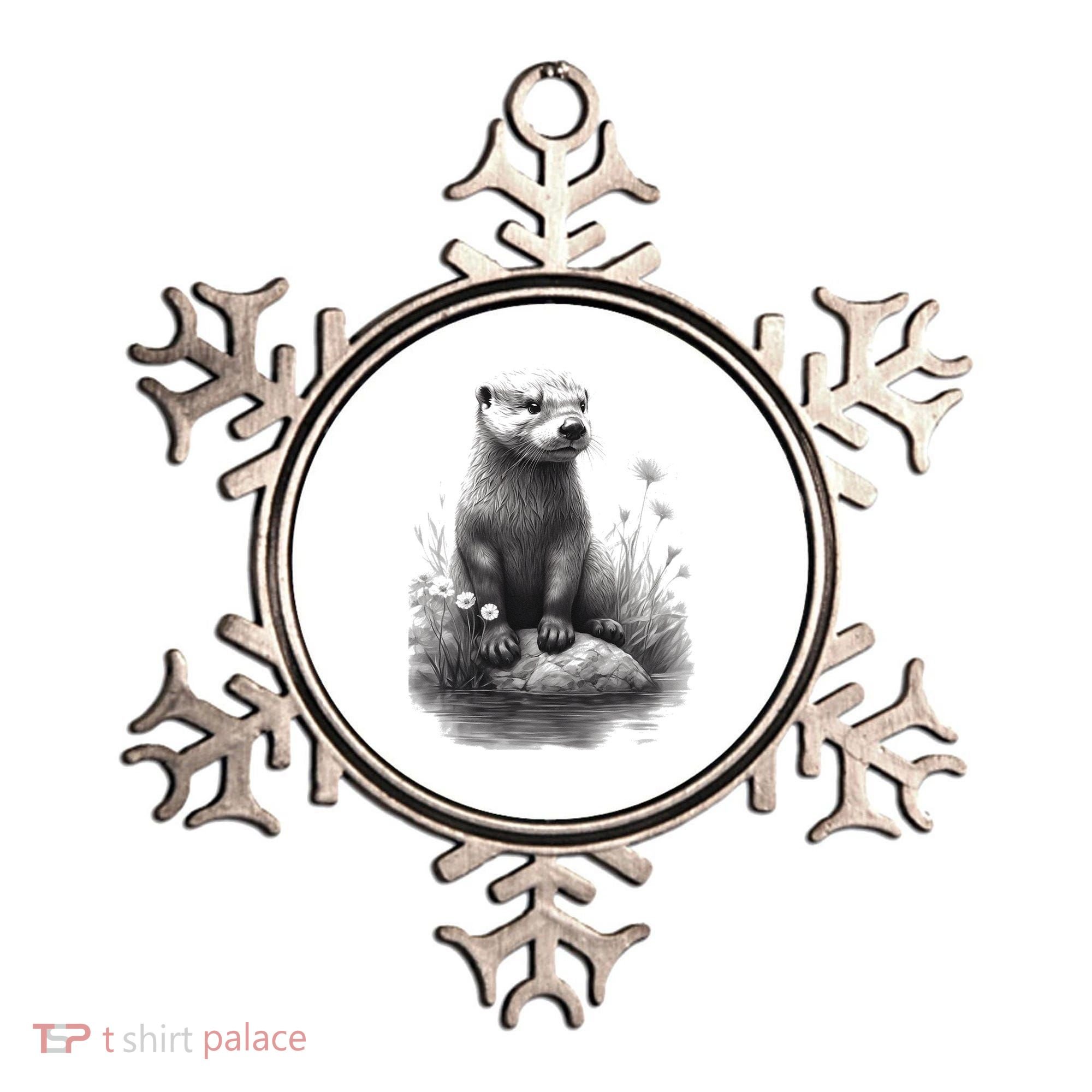 River Otter for Cute Otter Animal Funny Ornament