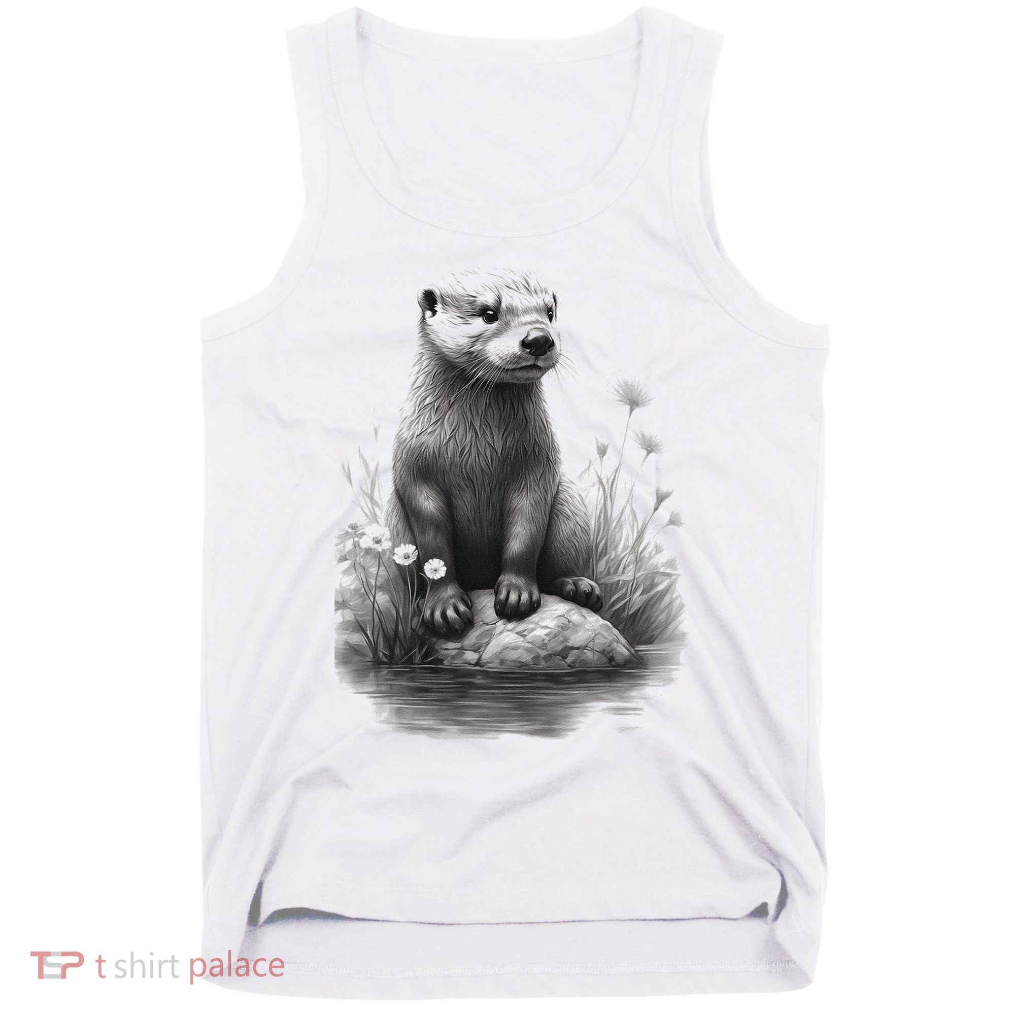 River Otter for Cute Otter Animal Funny Tank Top