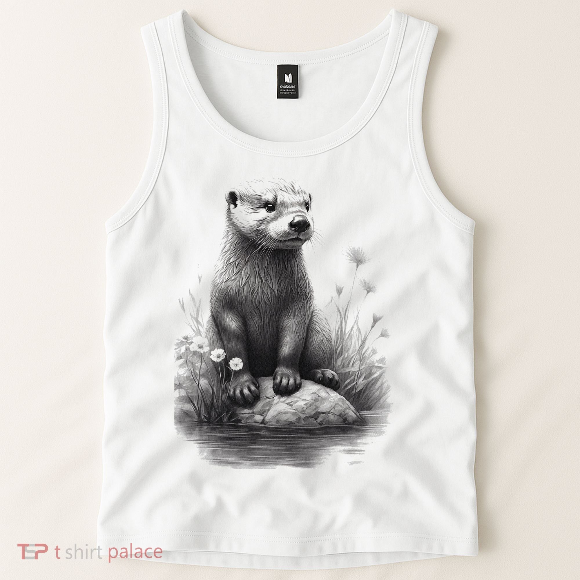 River Otter for Cute Otter Animal Funny Tank Top