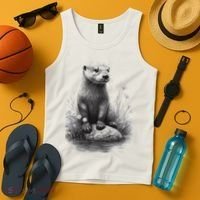 River Otter for Cute Otter Animal Funny Tank Top thumb 4