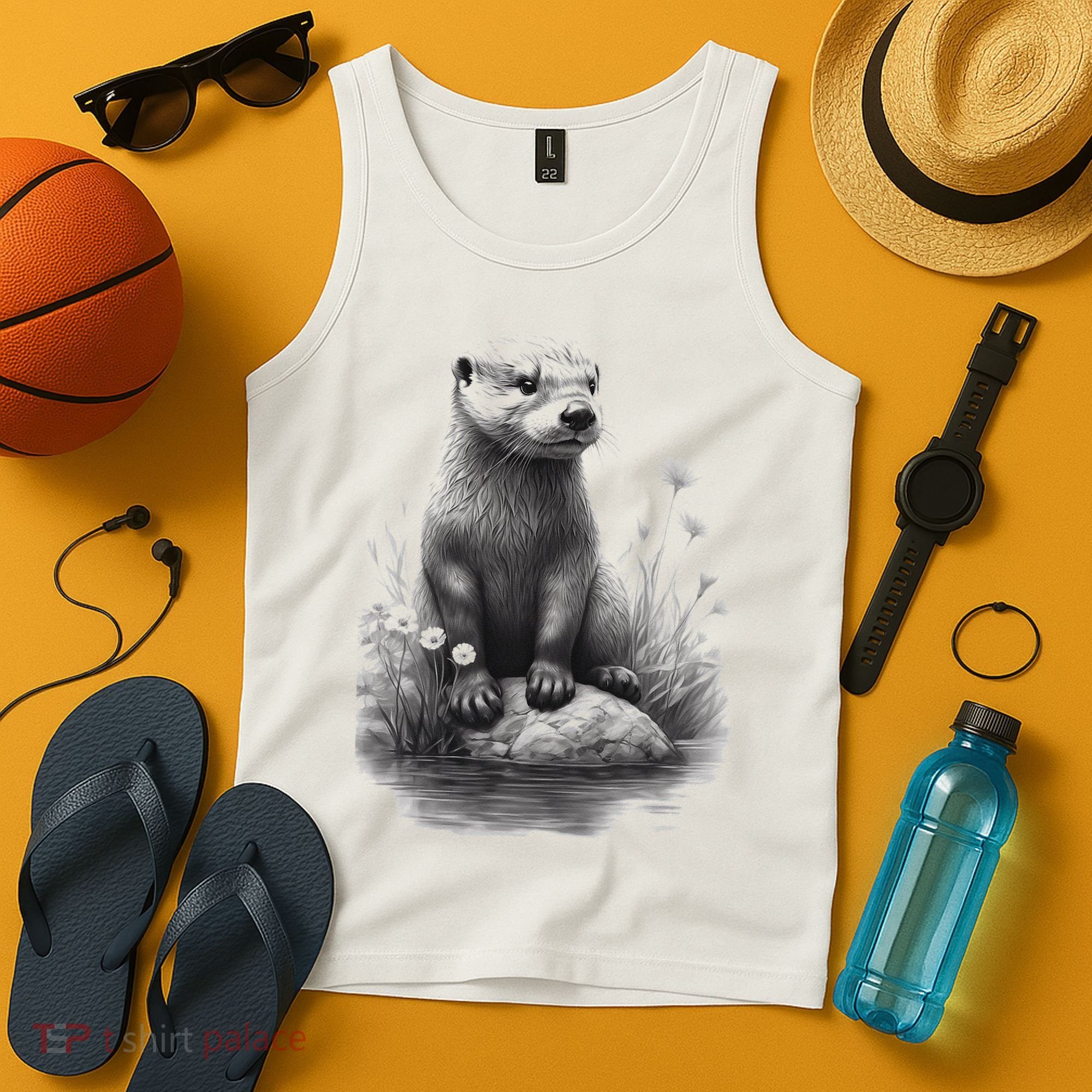 River Otter for Cute Otter Animal Funny Tank Top