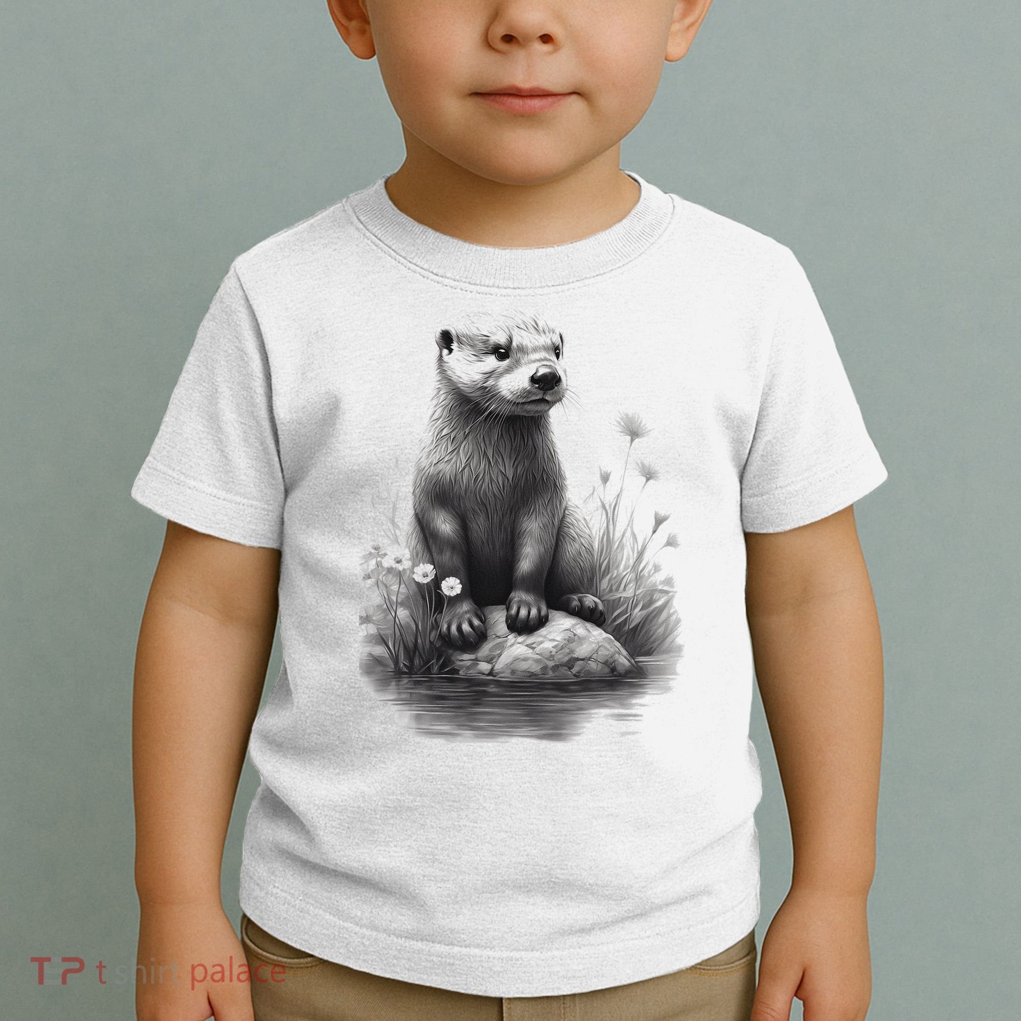 River Otter for Cute Otter Animal Funny Toddler T-Shirt