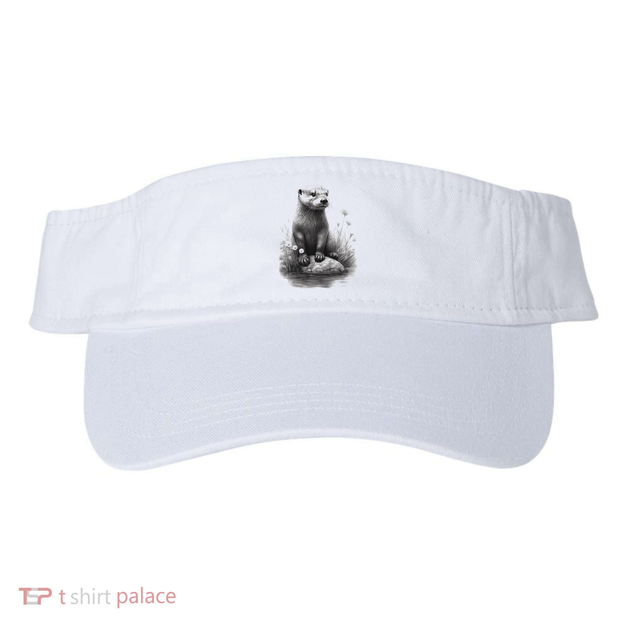 River Otter for Cute Otter Animal Funny Visor