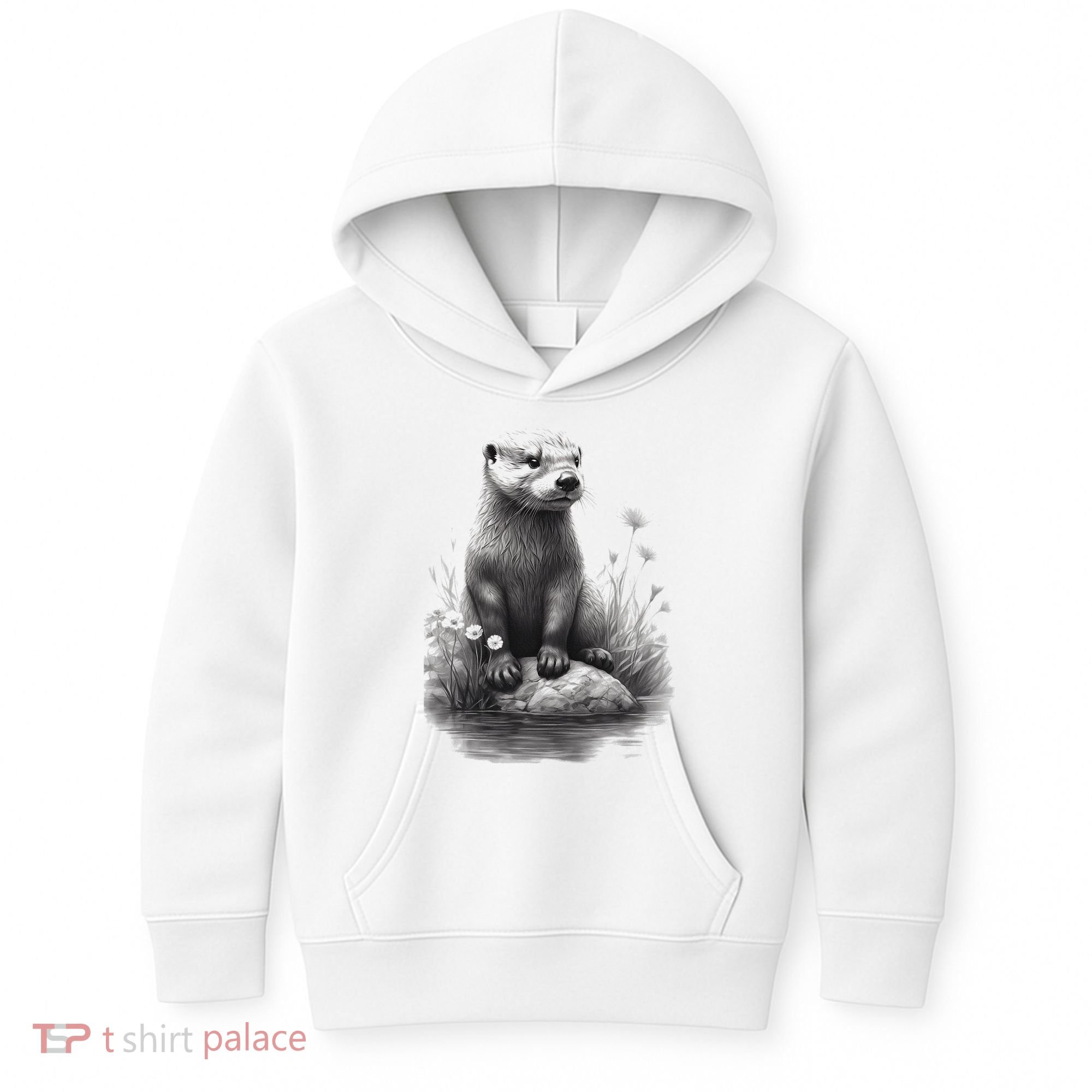 River Otter for Cute Otter Animal Funny Kids Hoodie