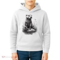River Otter for Cute Otter Animal Funny Kids Hoodie thumb 4