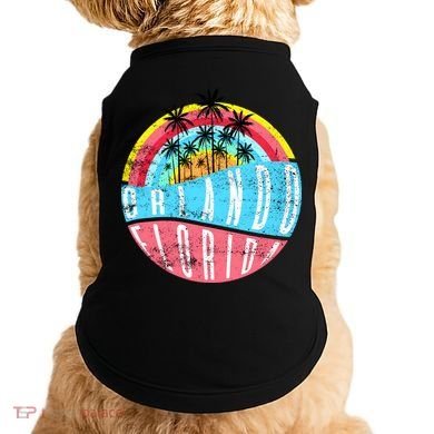 Retro Orlando Florida Icon Doggie Tank