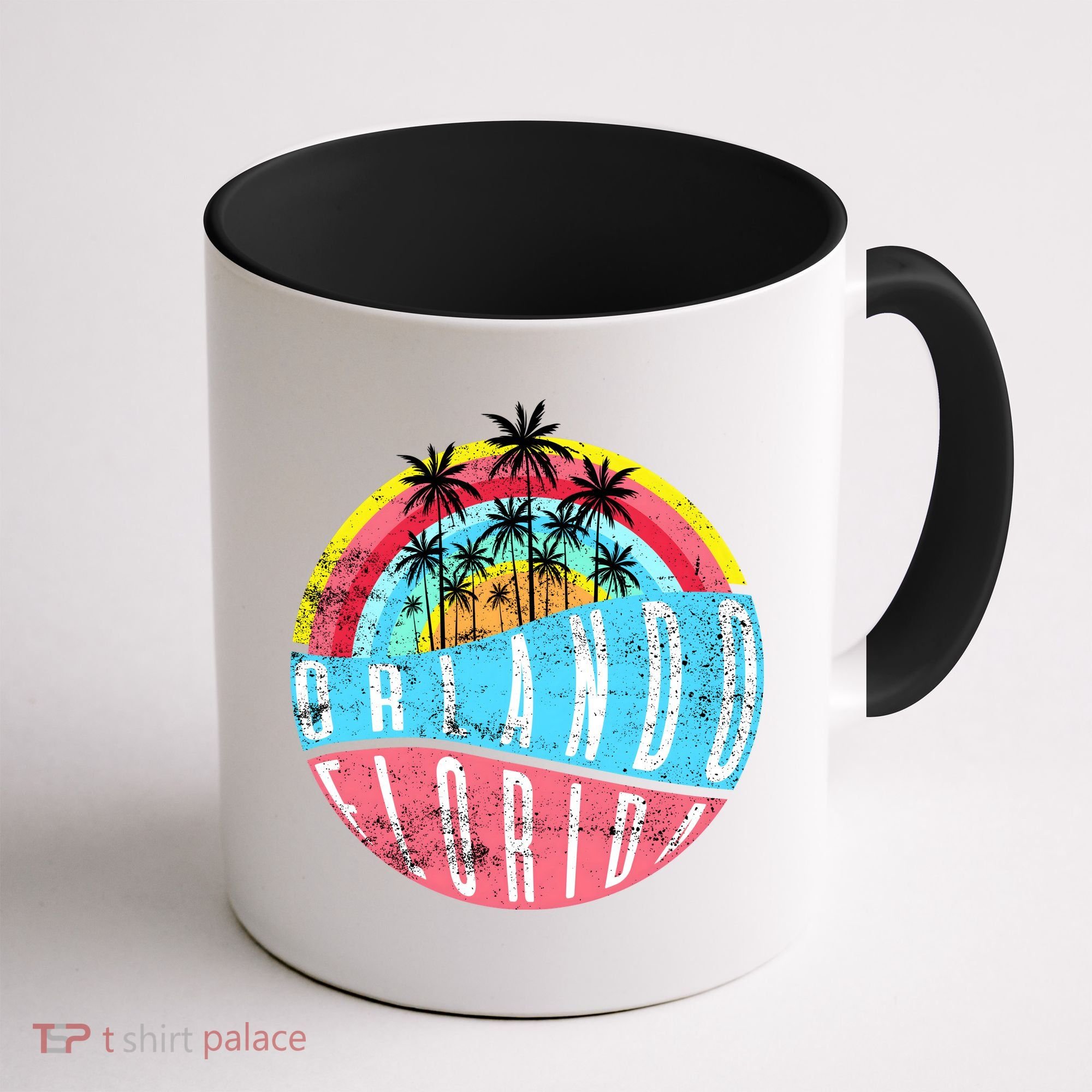 Retro Orlando Florida Icon Coffee Mug