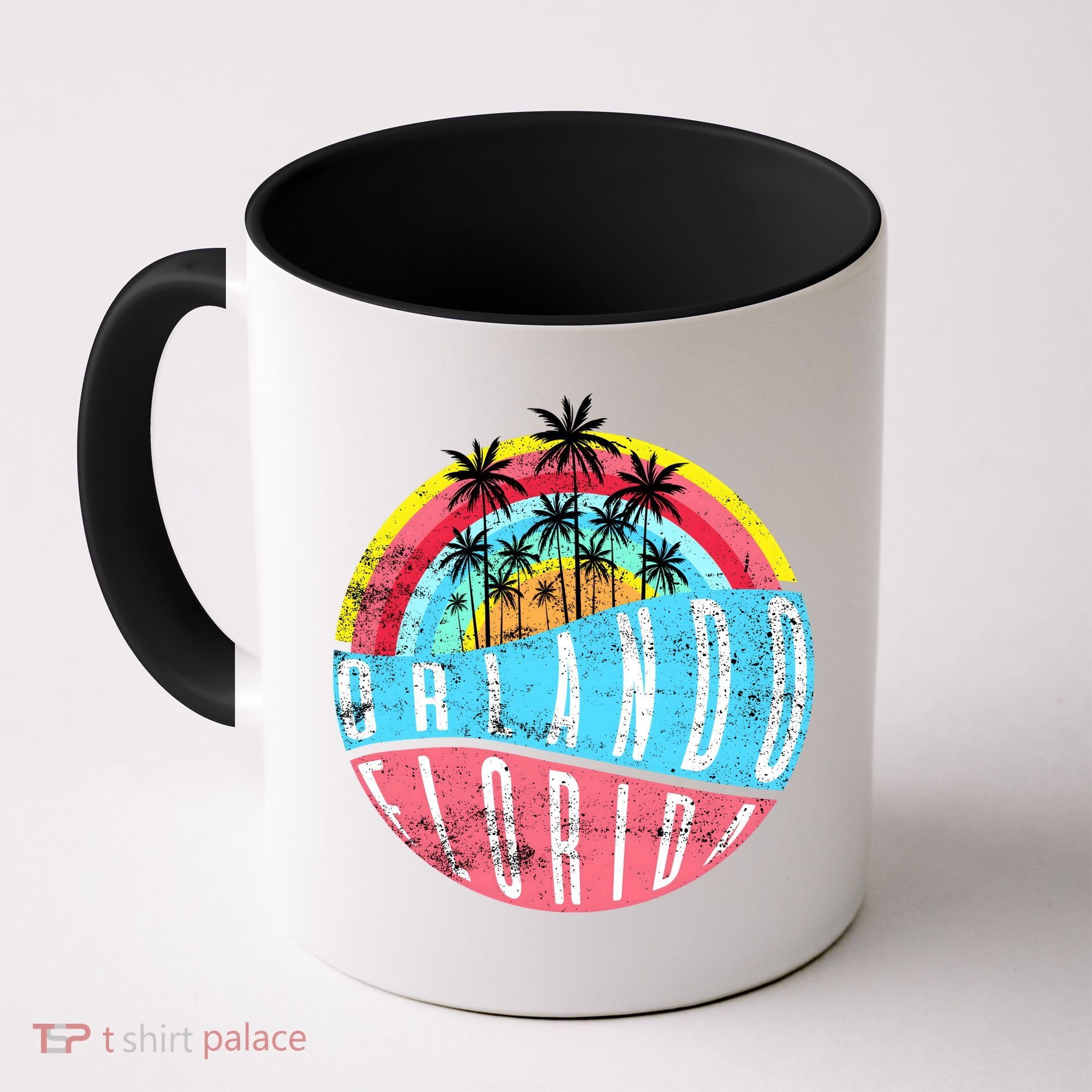 Retro Orlando Florida Icon Coffee Mug