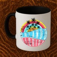 Retro Orlando Florida Icon Coffee Mug thumb 2