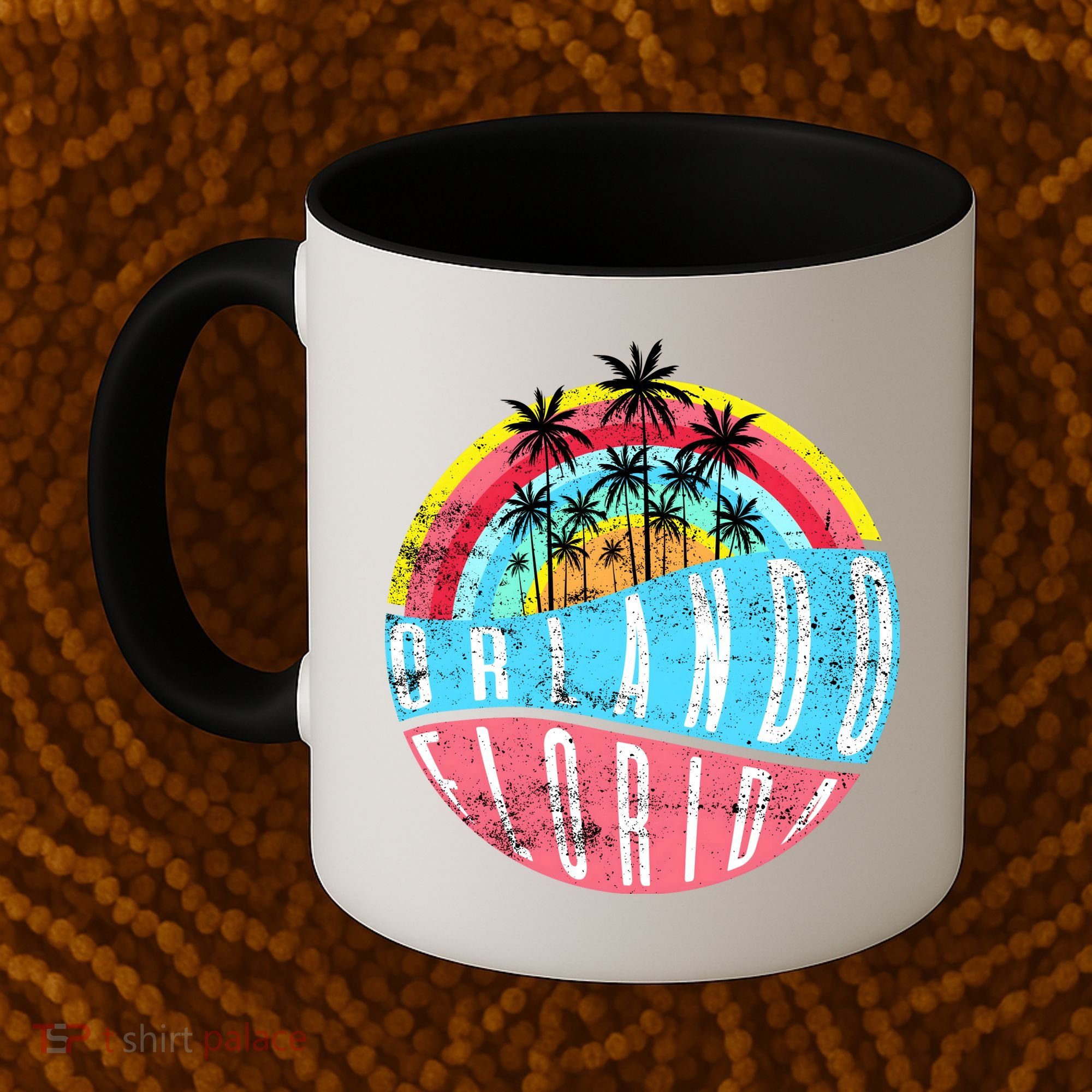 Retro Orlando Florida Icon Coffee Mug