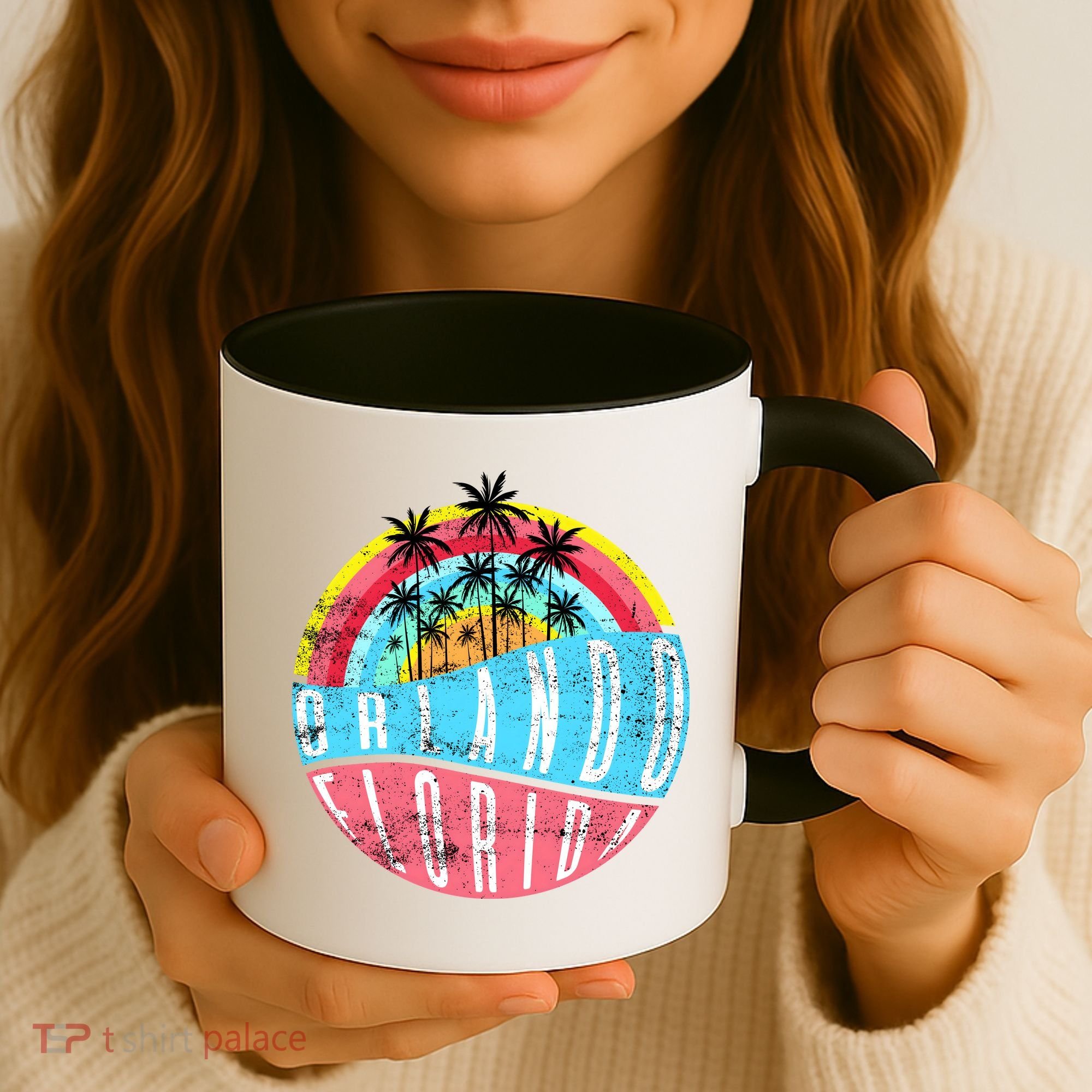 Retro Orlando Florida Icon Coffee Mug