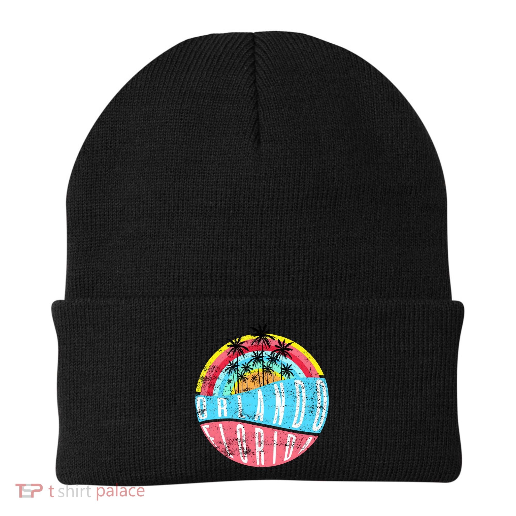 Retro Orlando Florida Icon Beanie