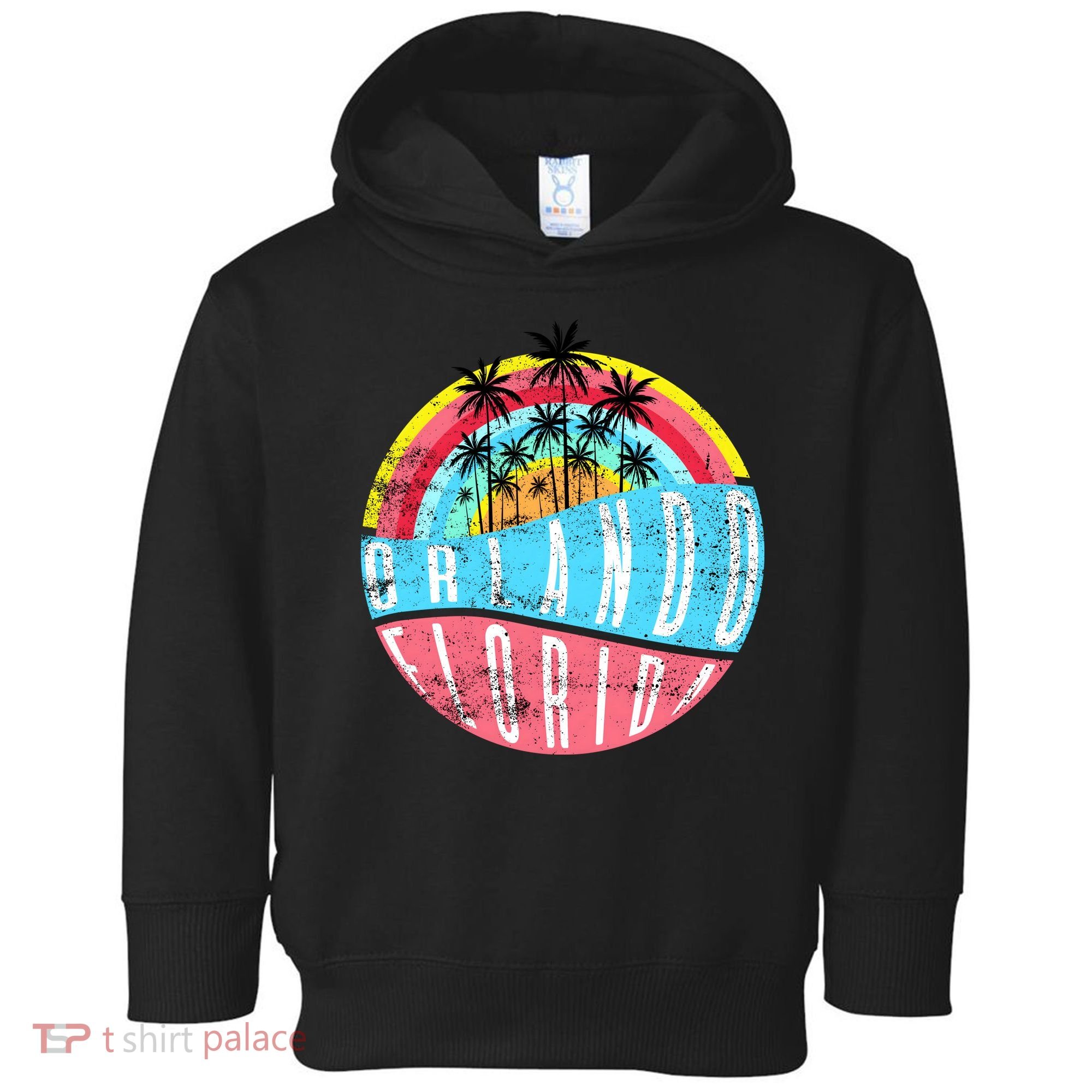 Retro Orlando Florida Icon Toddler Hoodie