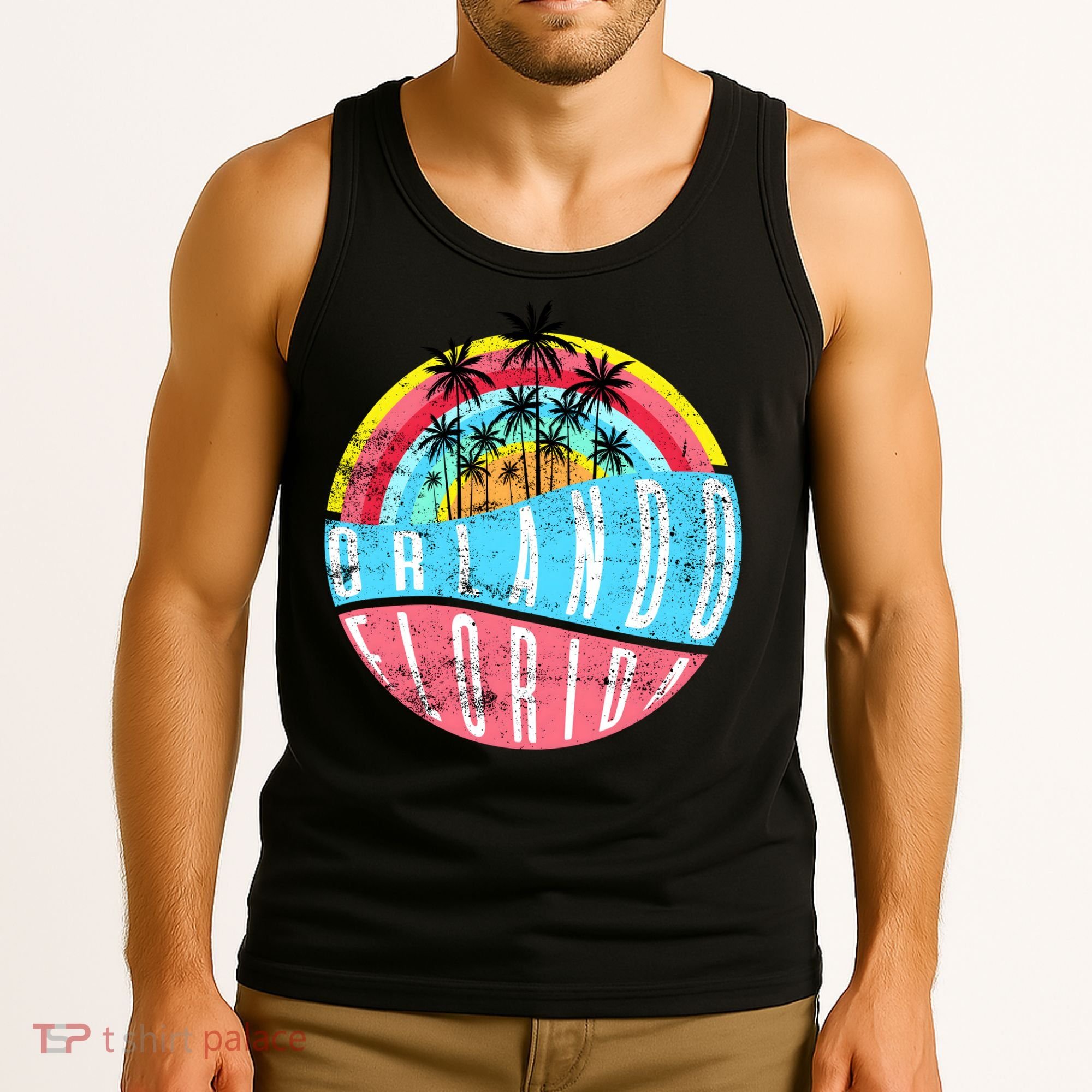 Retro Orlando Florida Icon Tank Top